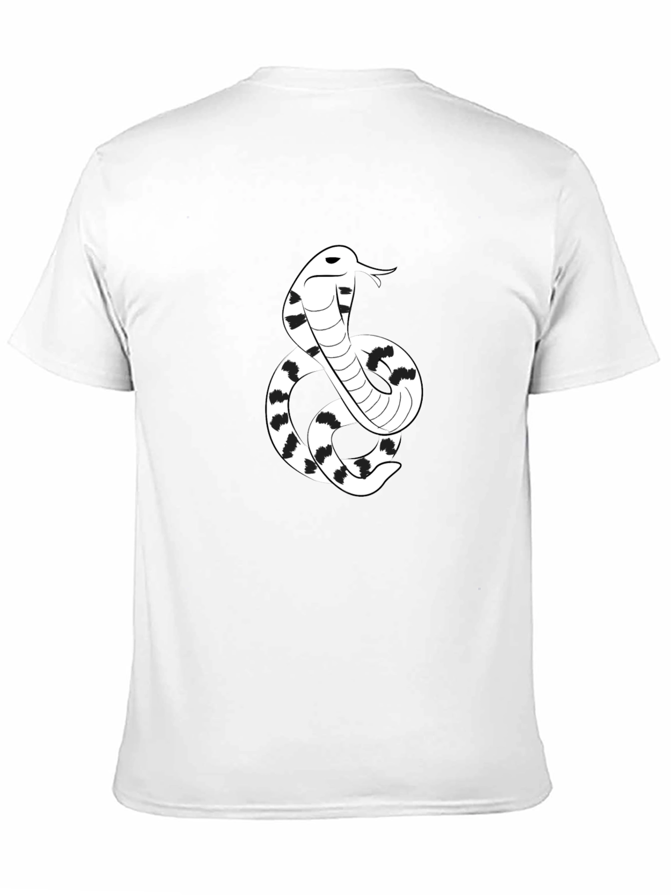 Cobra Snake Graphic Tee - Mens Black T-Shirt