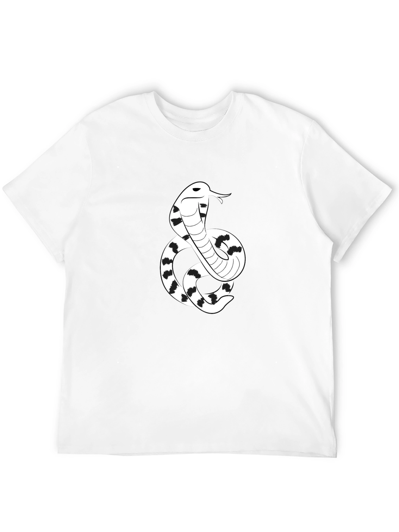Cobra Snake Graphic Tee - Mens Black T-Shirt
