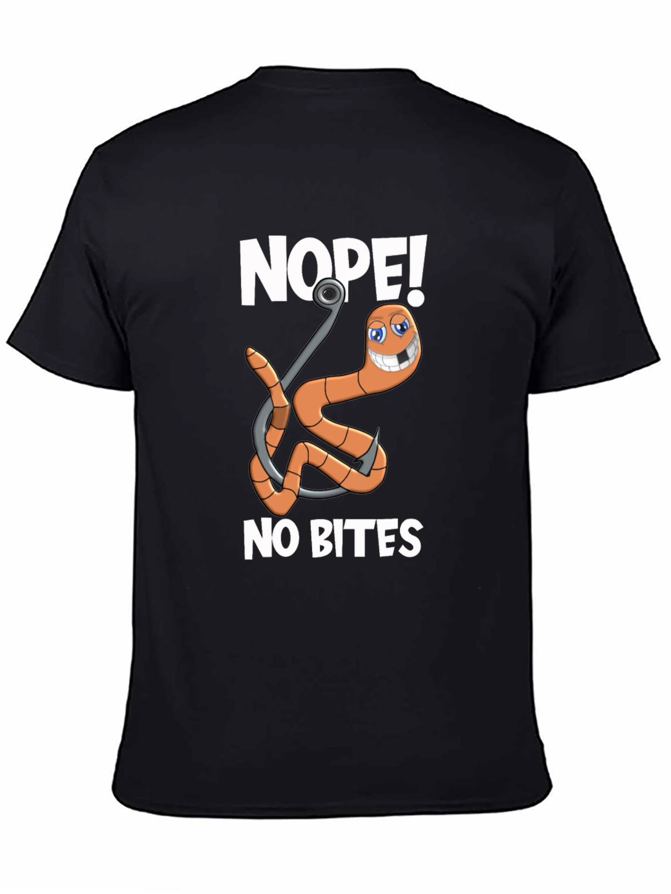 Nope! No Bites Fishing Humor T-Shirt
