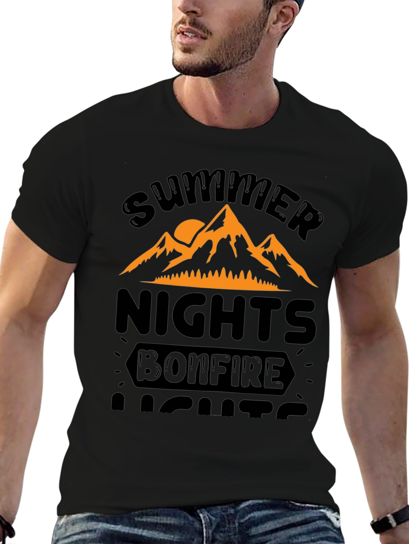 Summer Nights Bonfire Tee - Camping T-Shirt