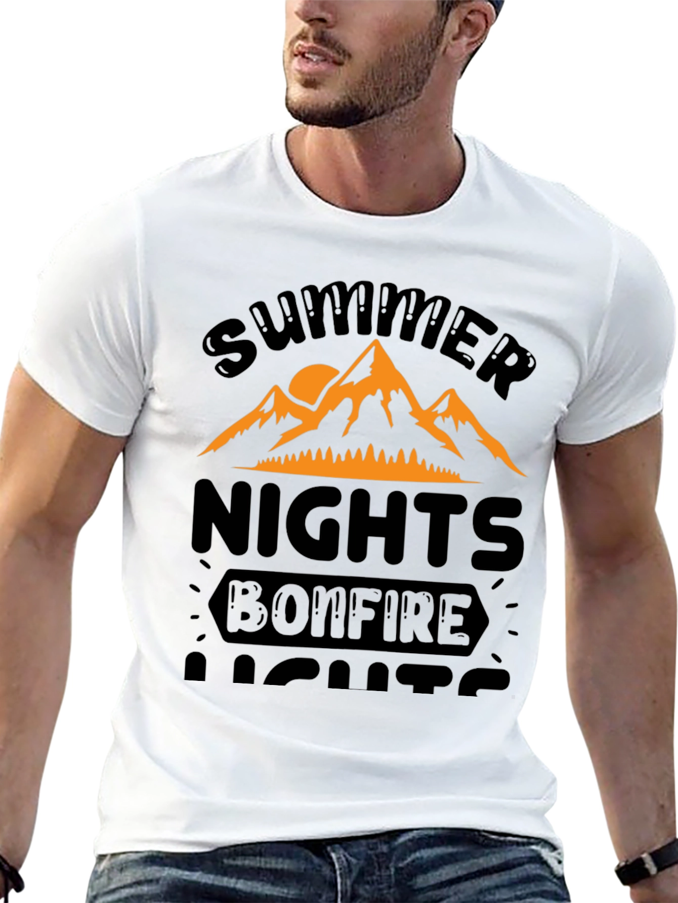 Summer Nights Bonfire Tee - Camping T-Shirt