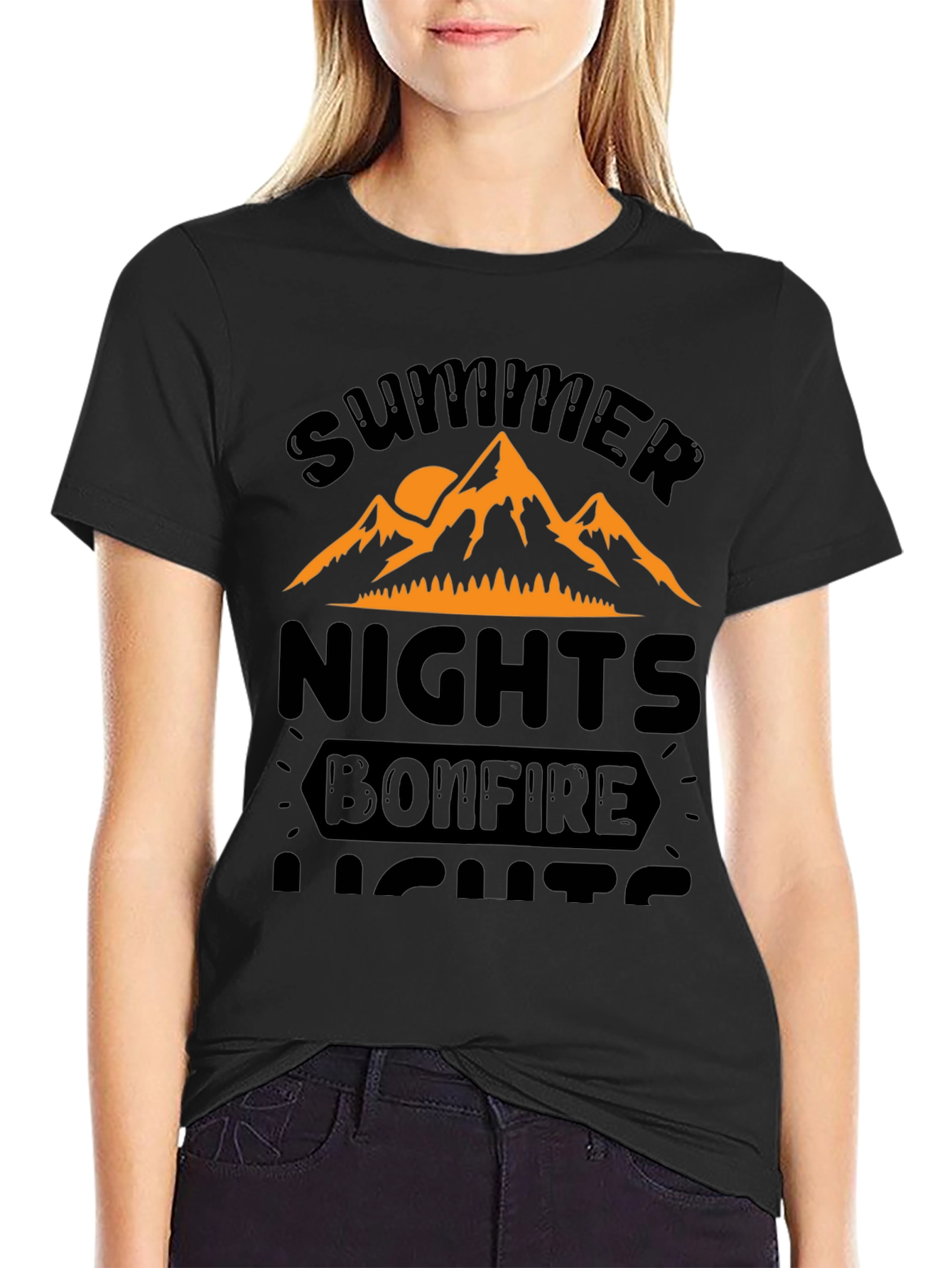 Summer Nights Bonfire Tee - Camping T-Shirt
