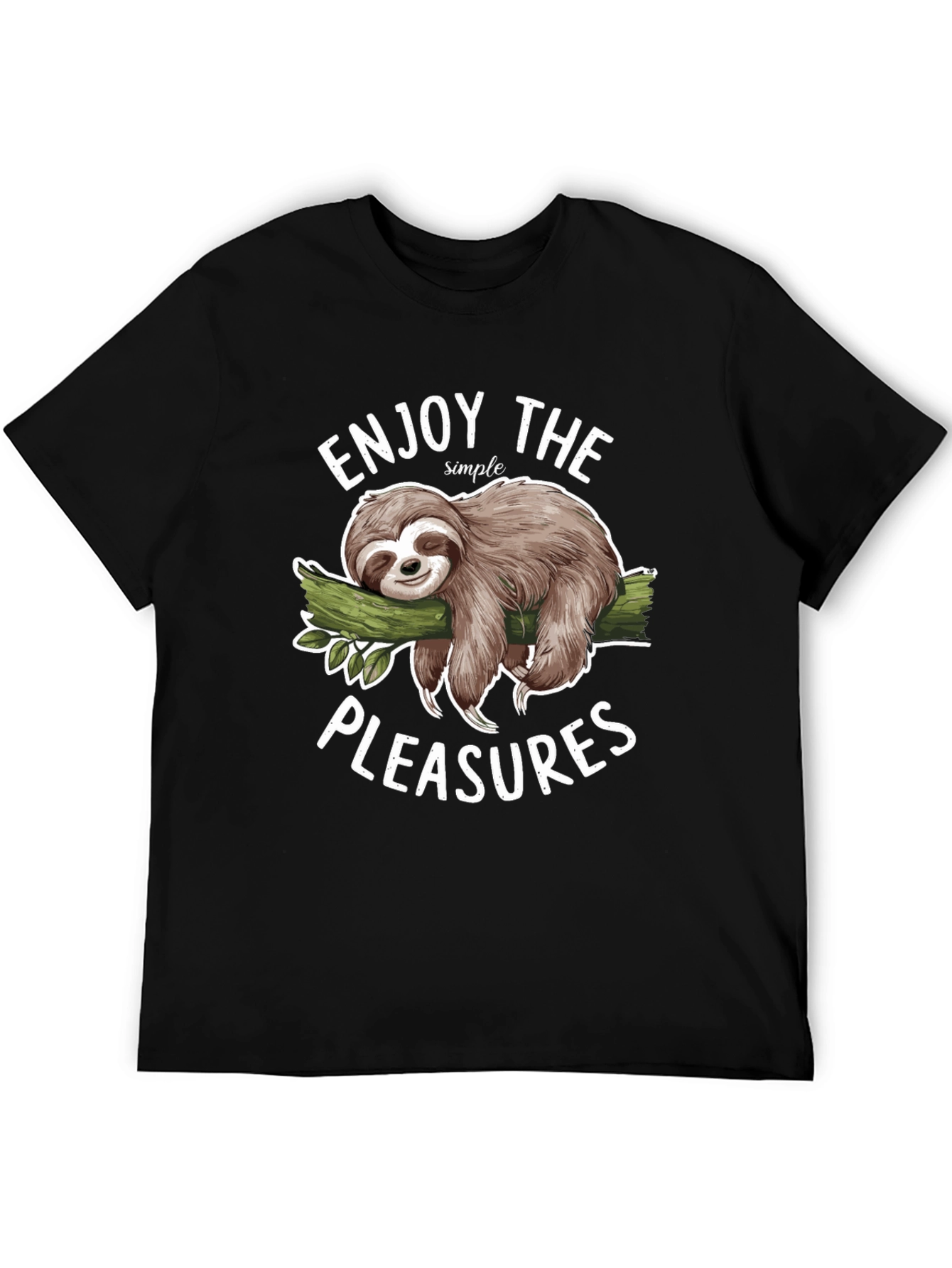 Enjoy Simple Pleasures Sloth T-Shirt