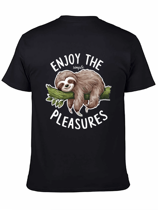 Enjoy Simple Pleasures Sloth T-Shirt