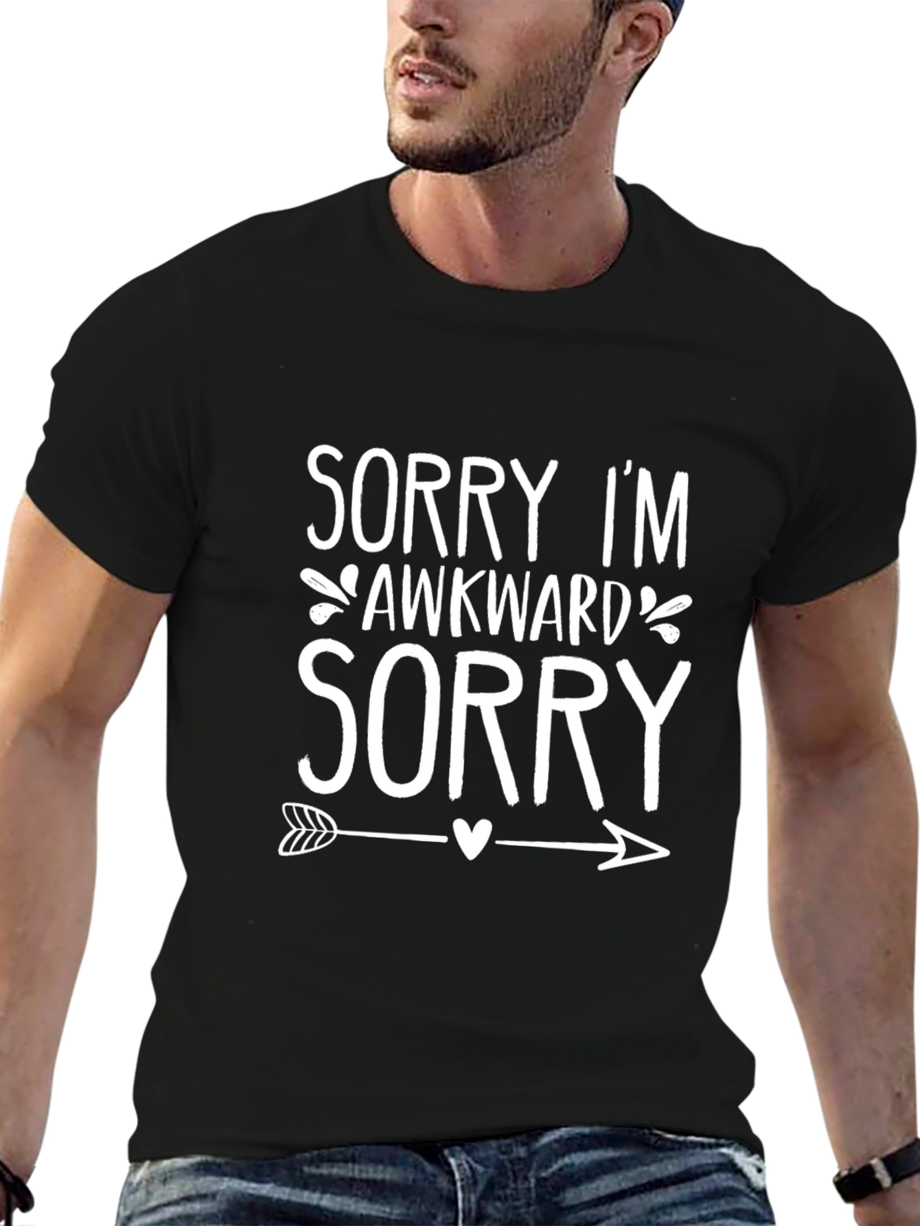 Sorry Im Awkward T-Shirt - Funny Novelty Tee