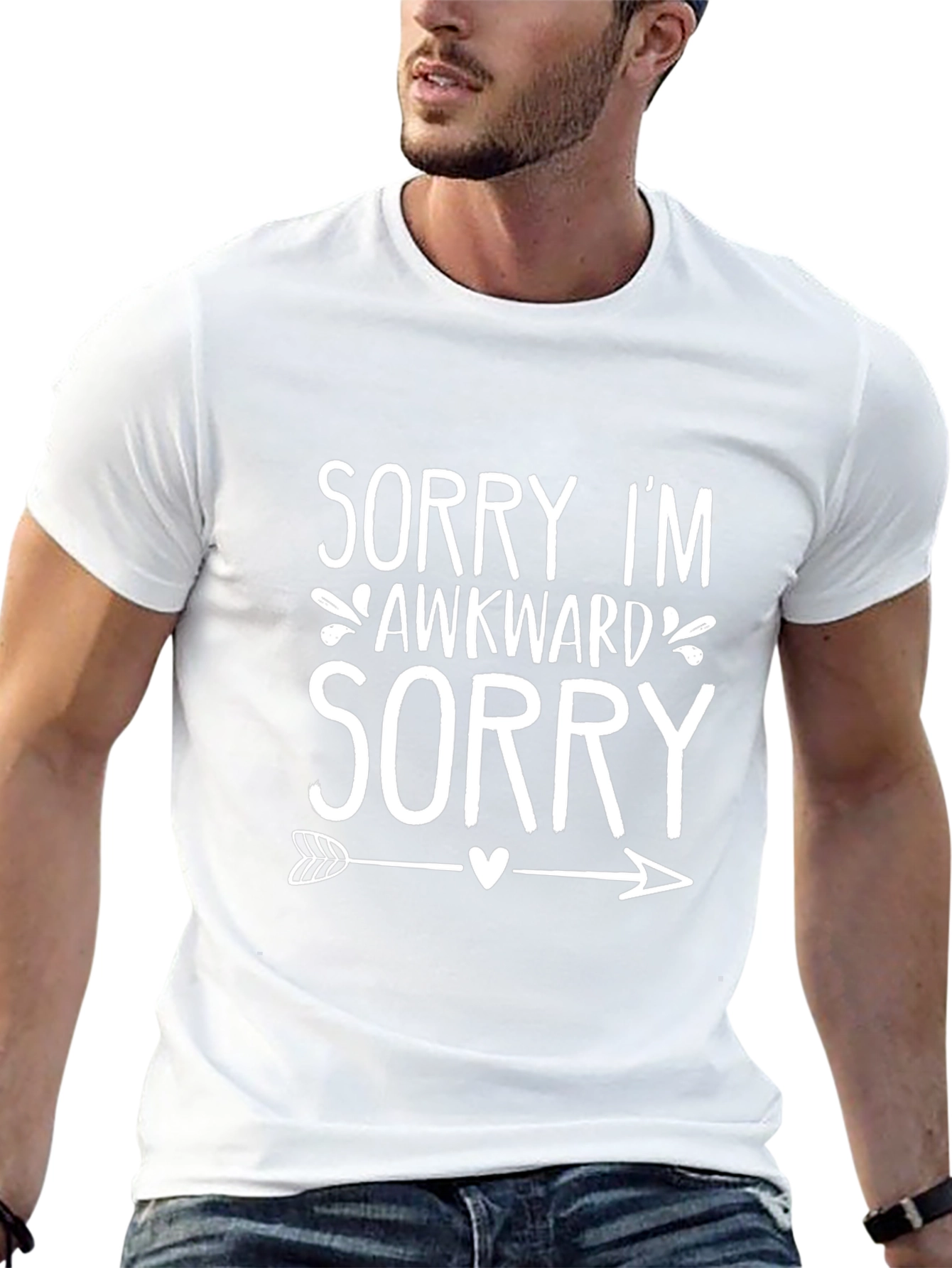 Sorry Im Awkward T-Shirt - Funny Novelty Tee