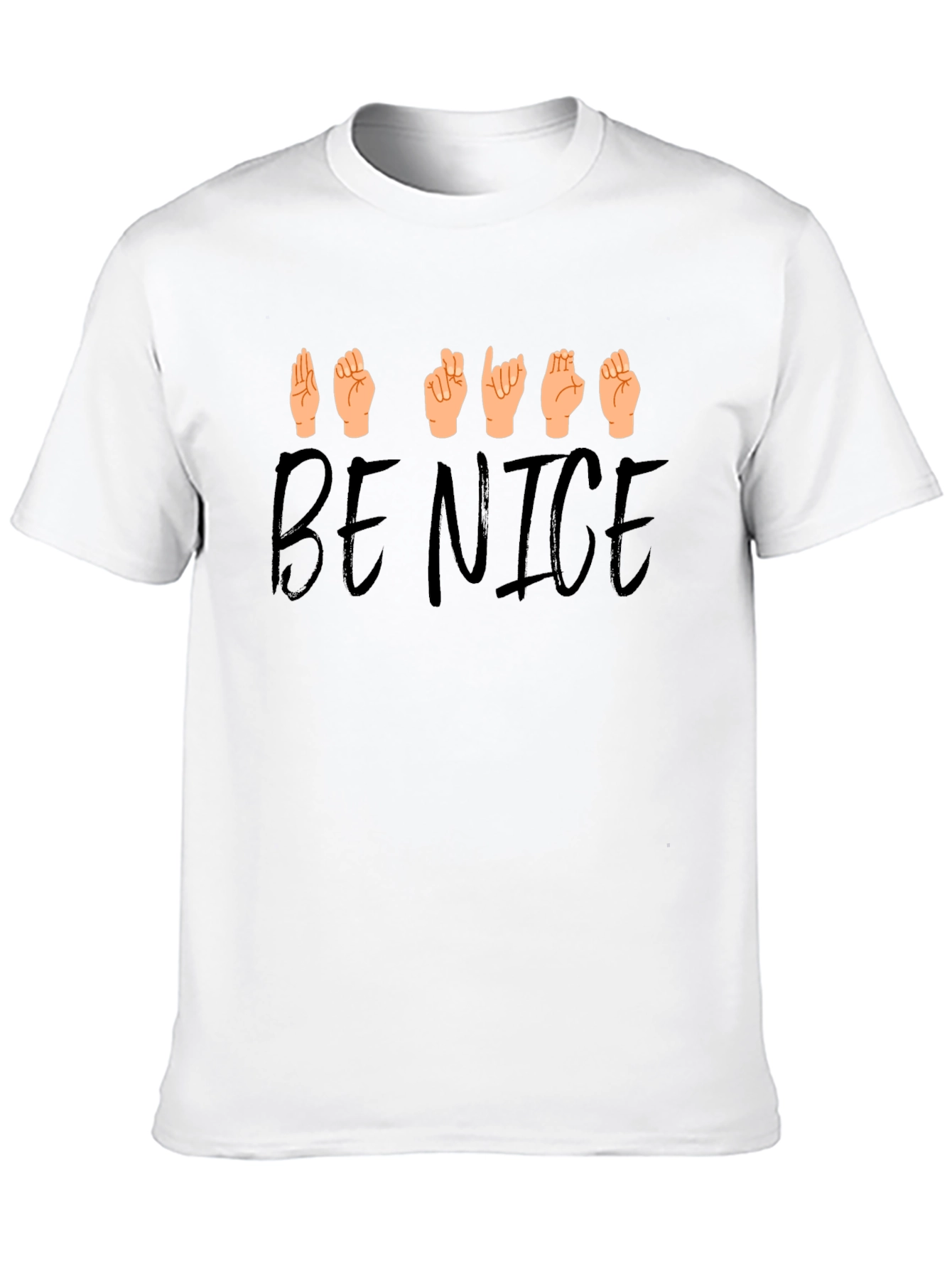 Be Nice Sign Language Graphic Tee