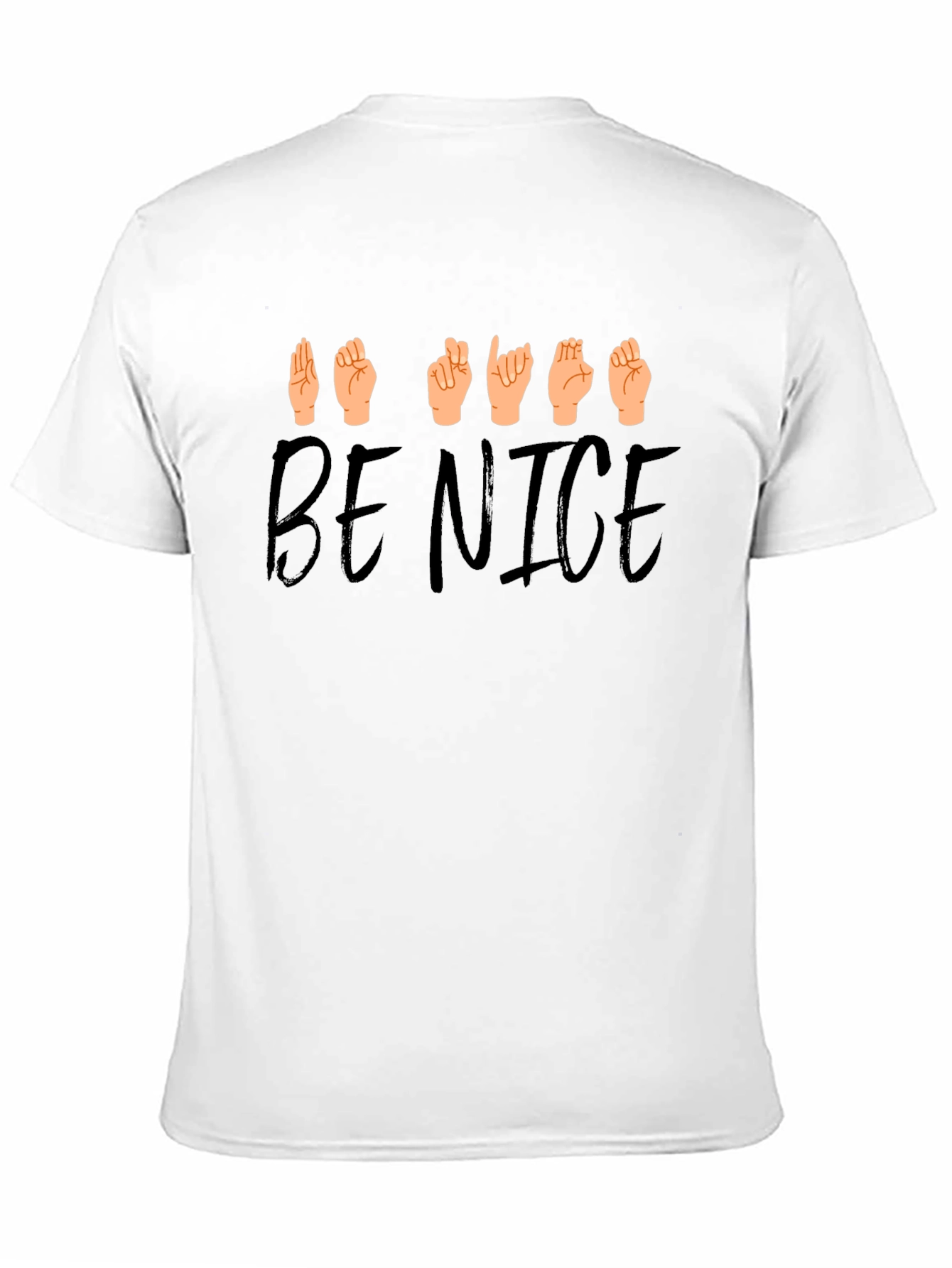 Be Nice Sign Language Graphic Tee