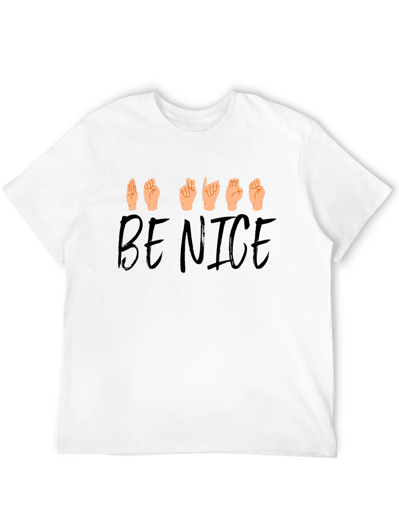 Be Nice Sign Language Graphic Tee