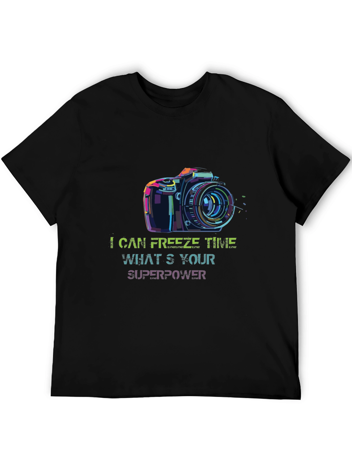 I Can Freeze Time Camera Graphic Tee