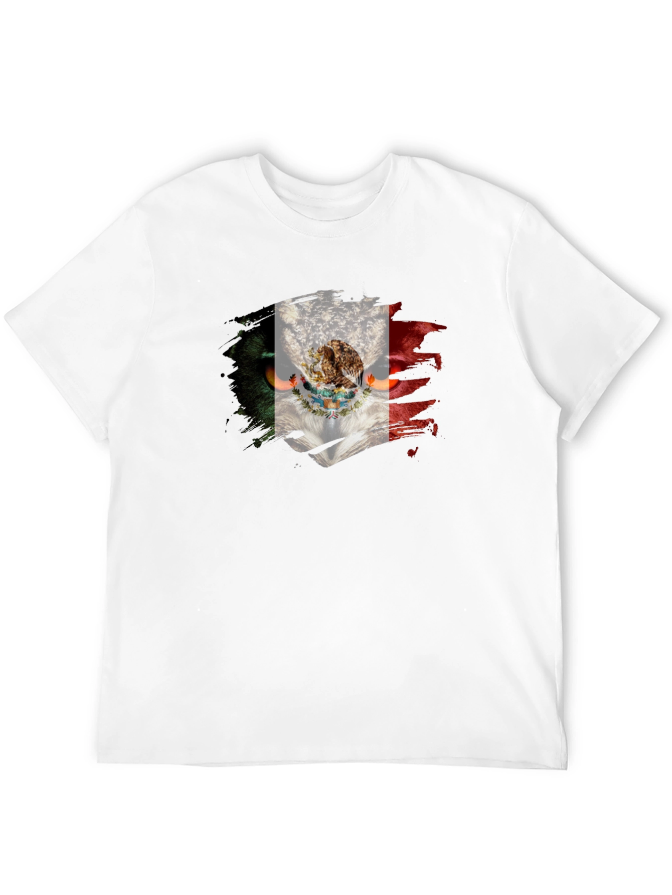 Mexico Flag Owl T-Shirt