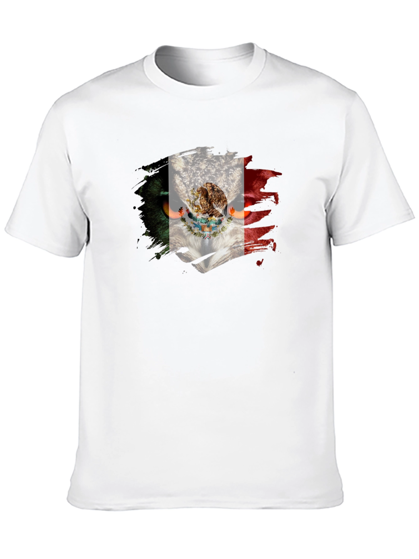 Mexico Flag Owl T-Shirt