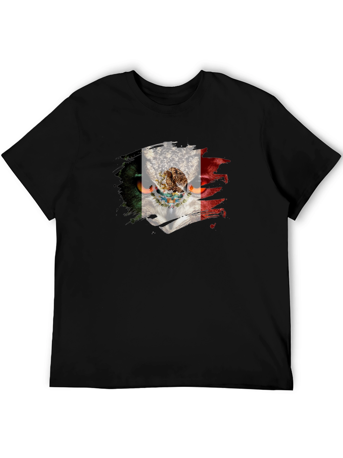 Mexico Flag Owl T-Shirt