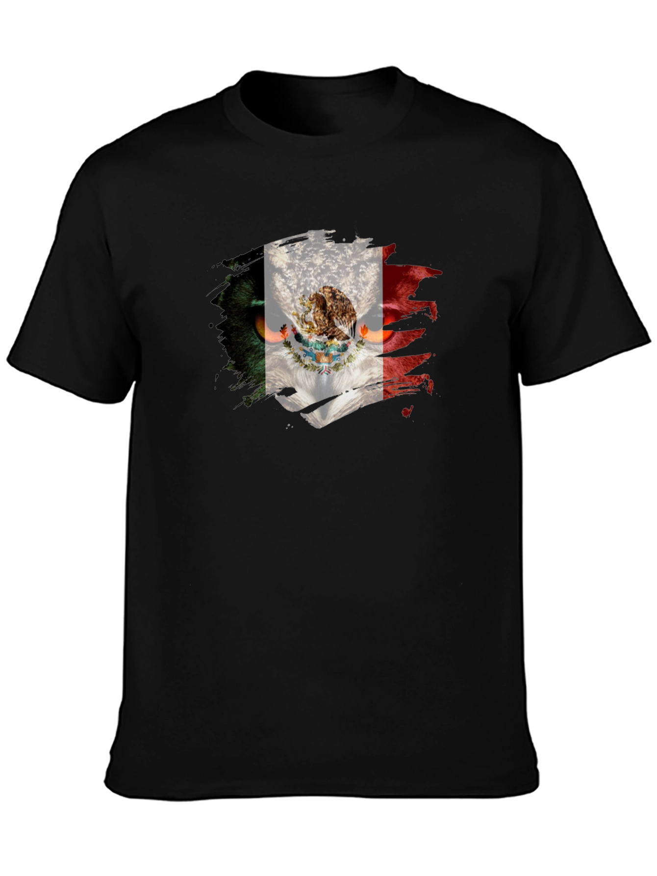 Mexico Flag Owl T-Shirt