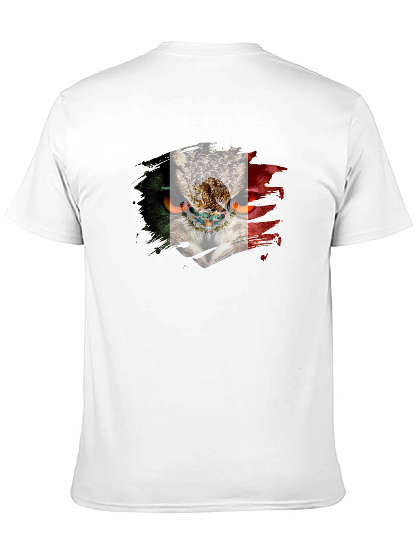 Mexico Flag Owl T-Shirt