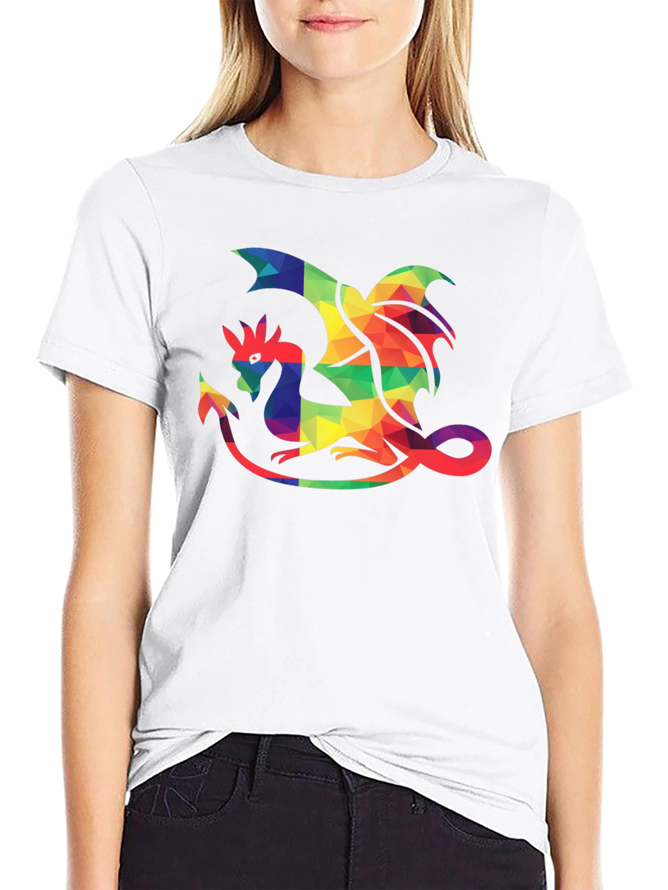 Rainbow Dragon Graphic Tee