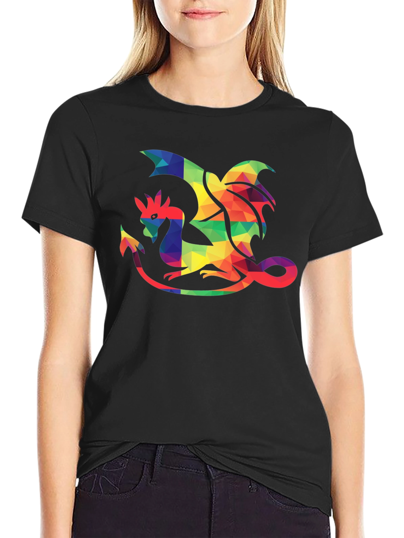 Rainbow Dragon Graphic Tee