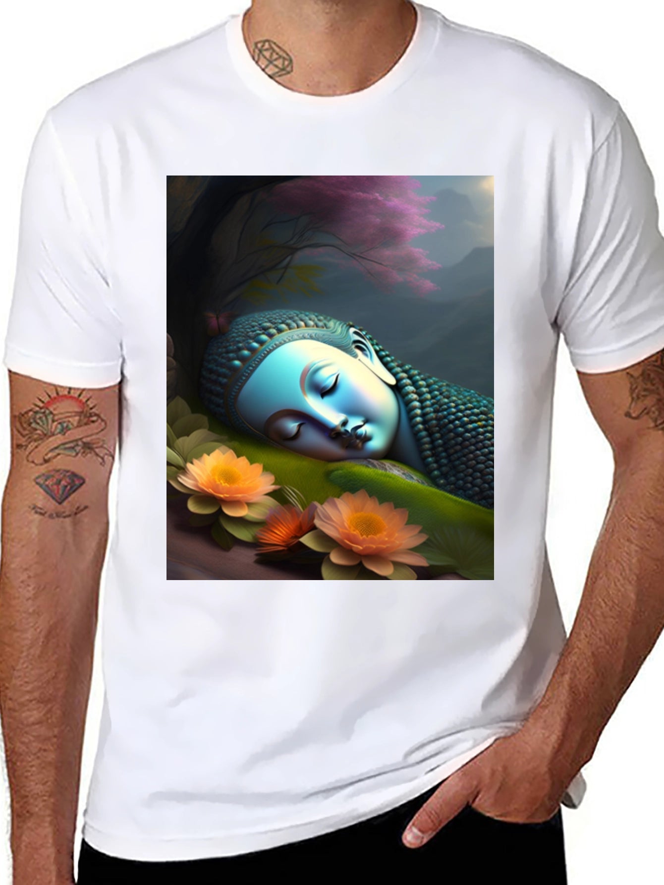 Buddha Dreamscape Graphic Tee