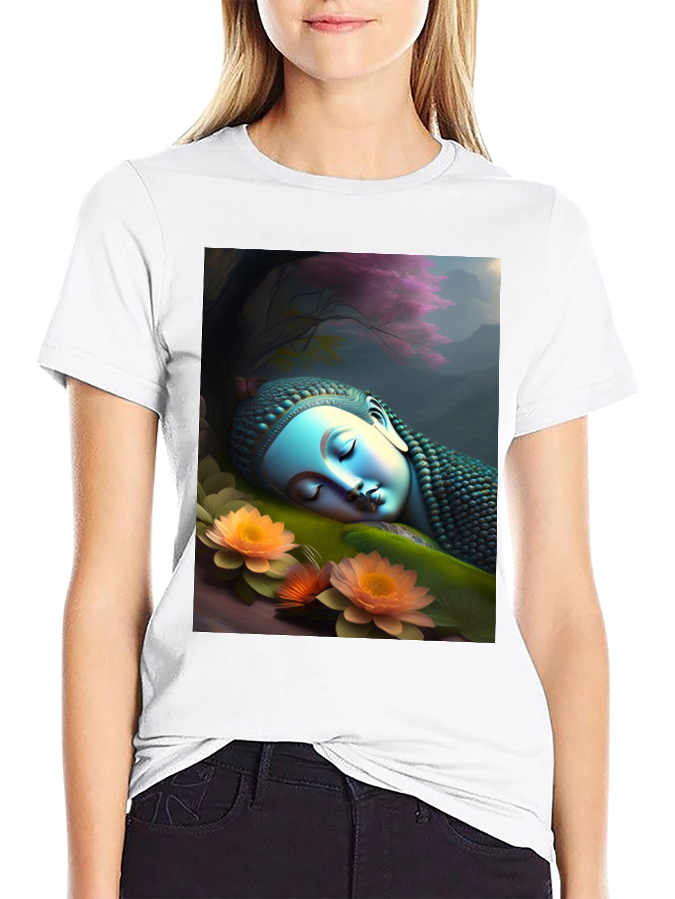 Buddha Dreamscape Graphic Tee