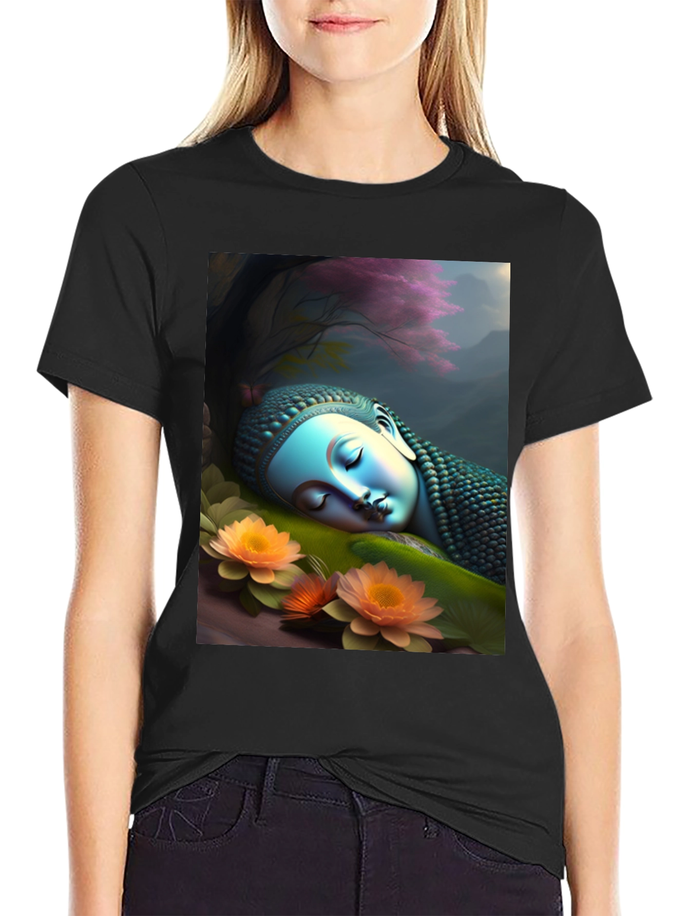 Buddha Dreamscape Graphic Tee