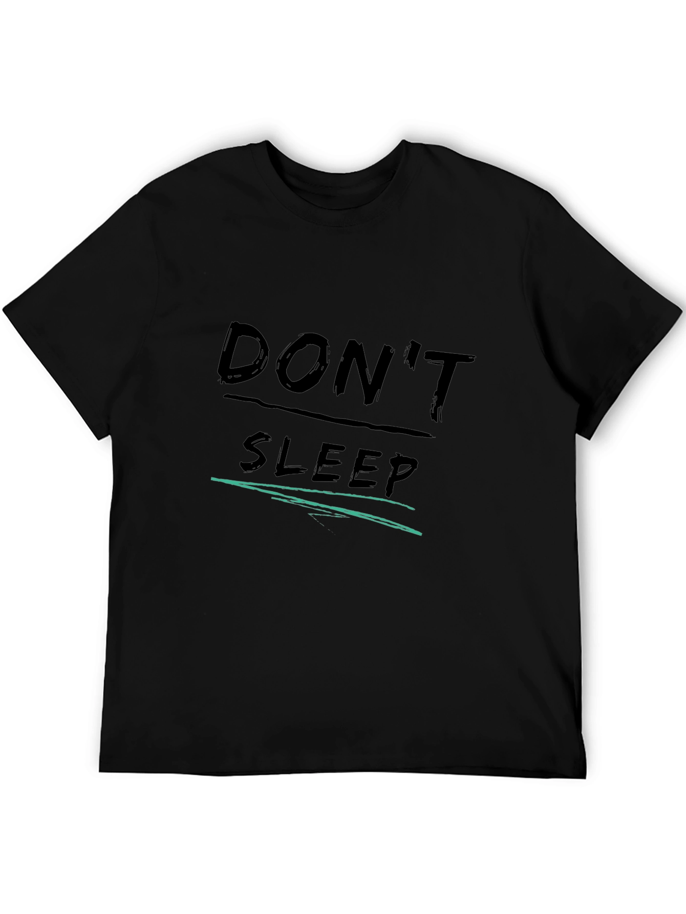 Dont Sleep Graphic Tee - Black