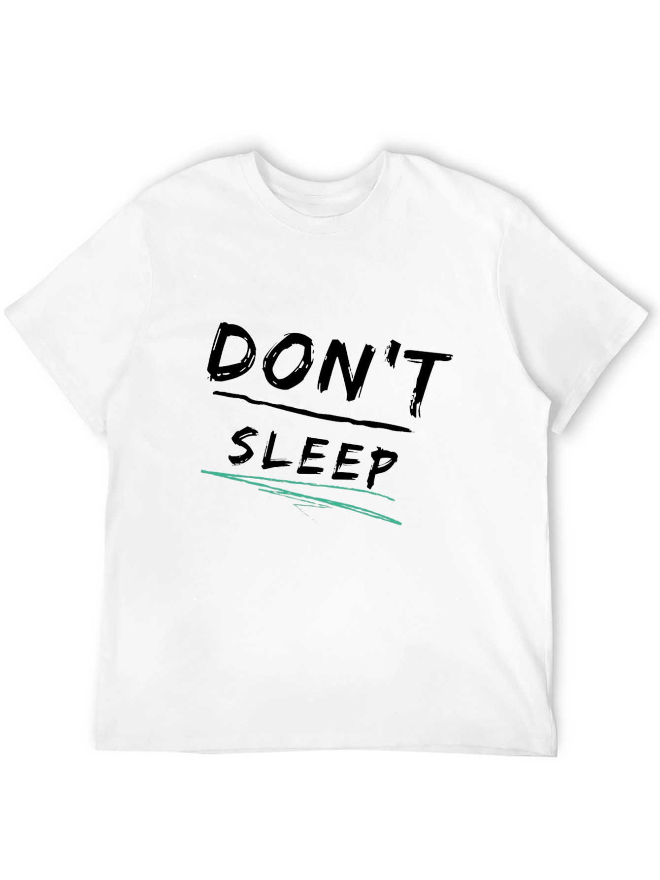 Dont Sleep Graphic Tee - Black