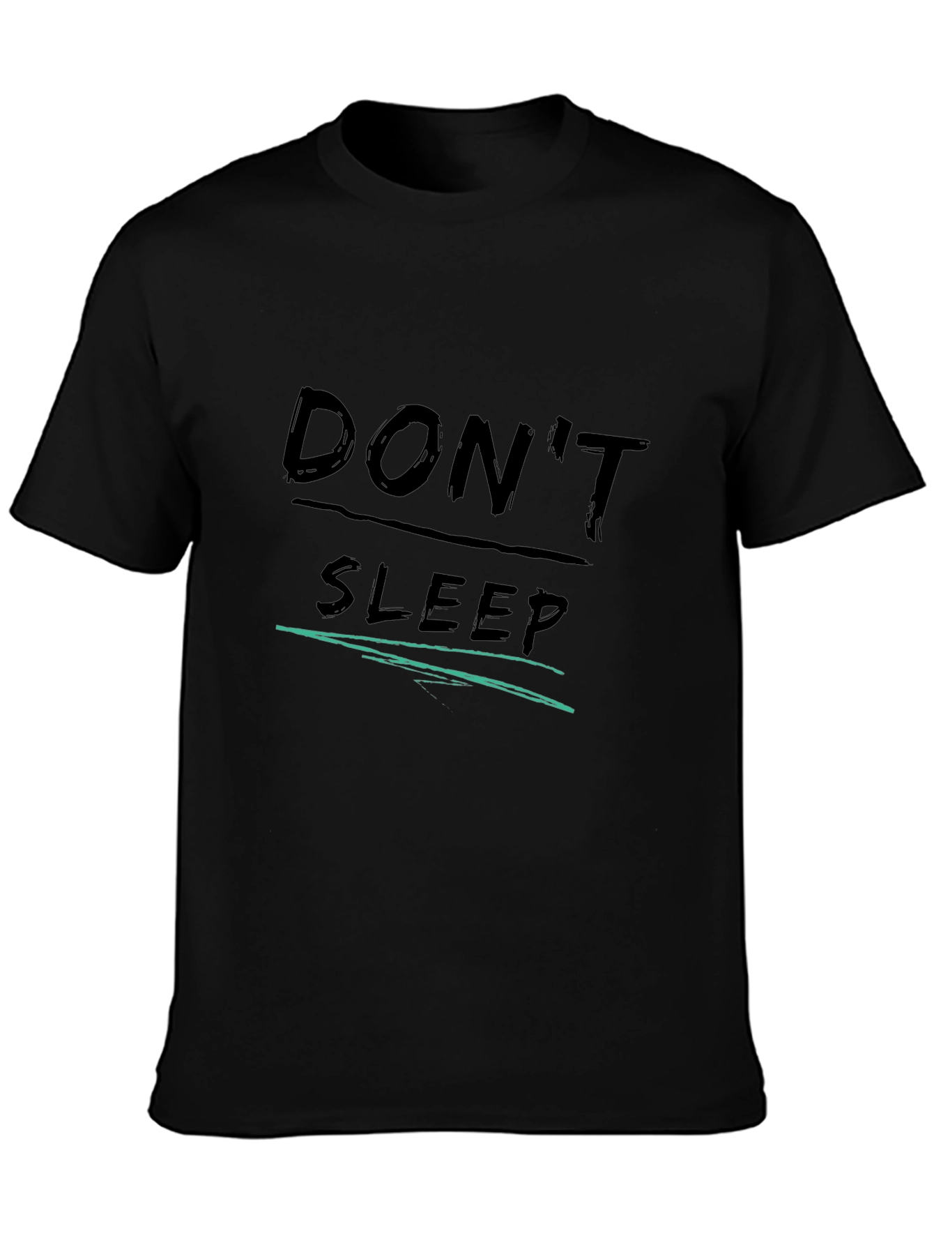 Dont Sleep Graphic Tee - Black