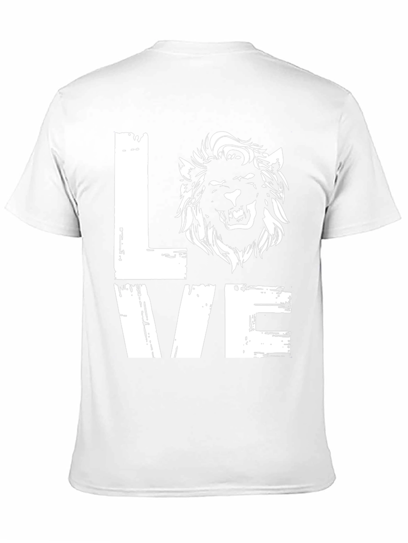 Love Lion Graphic Tee - Mens Black T-Shirt