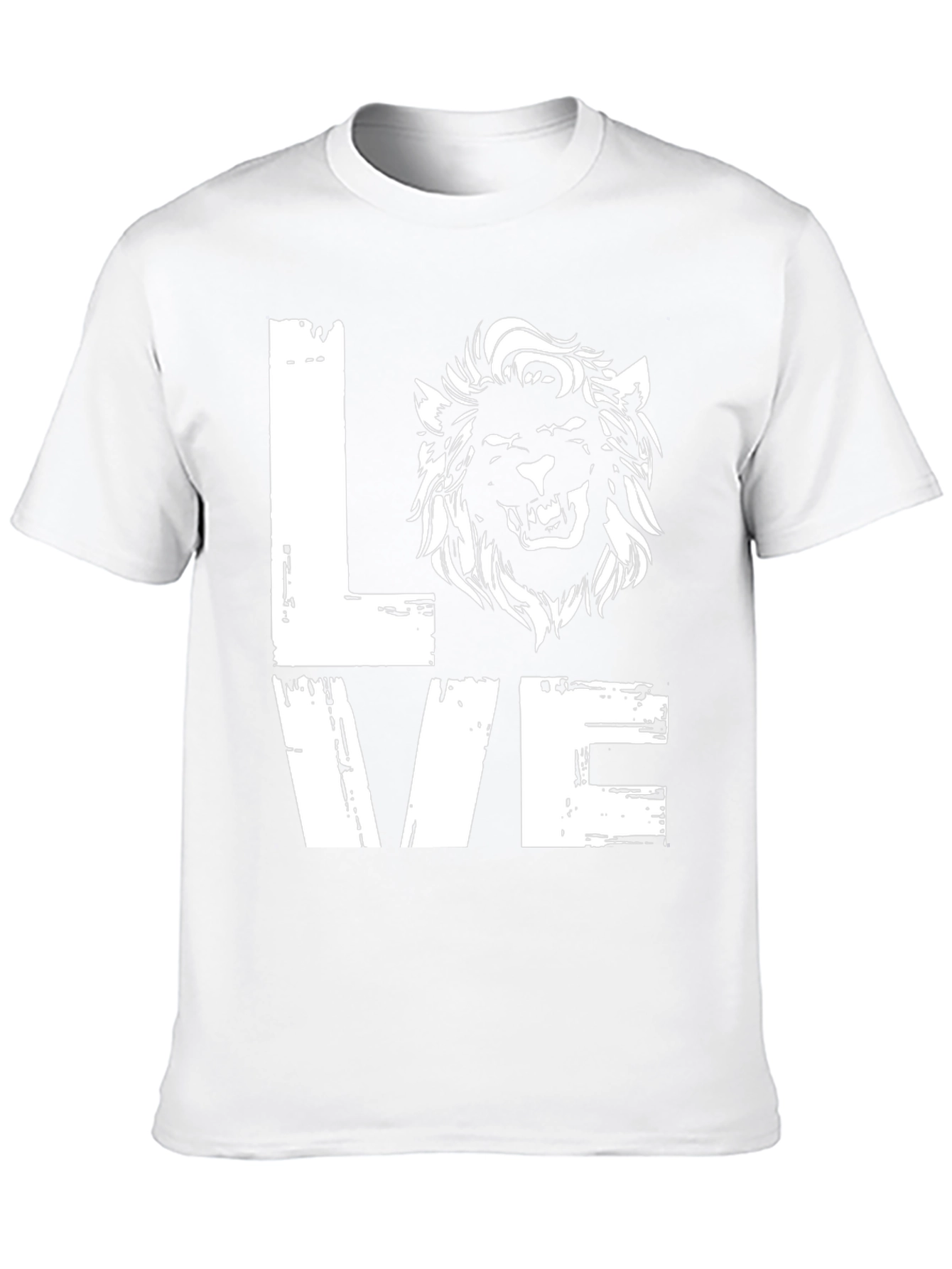 Love Lion Graphic Tee - Mens Black T-Shirt