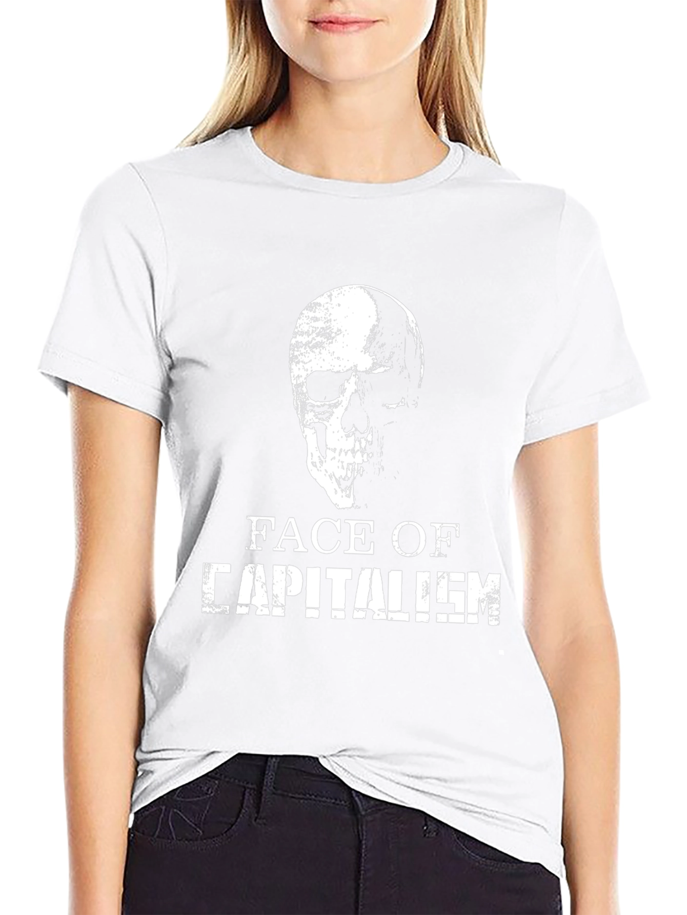 Face of Capitalism Graphic T-Shirt