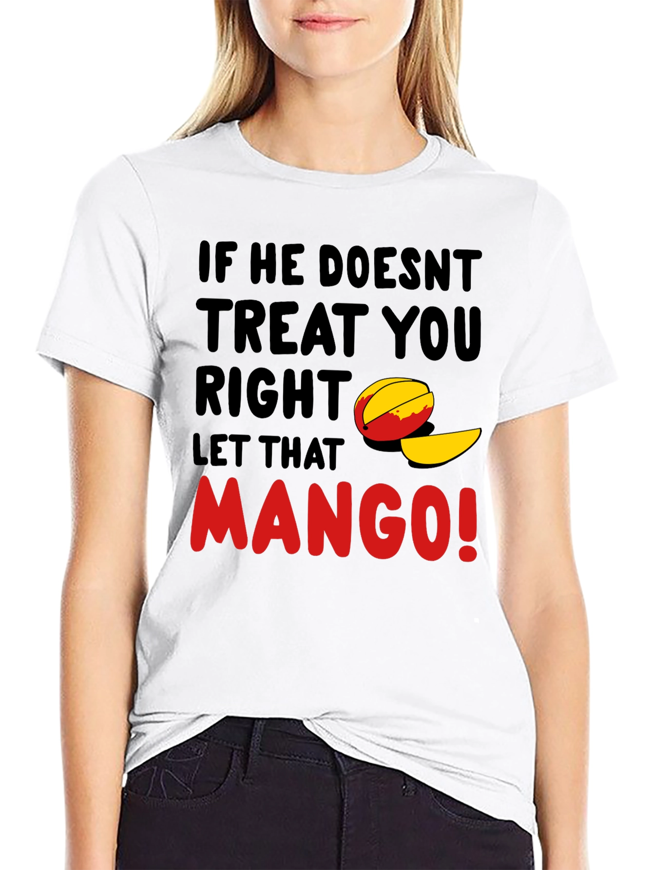 Let That Mango Funny Graphic T-Shirt