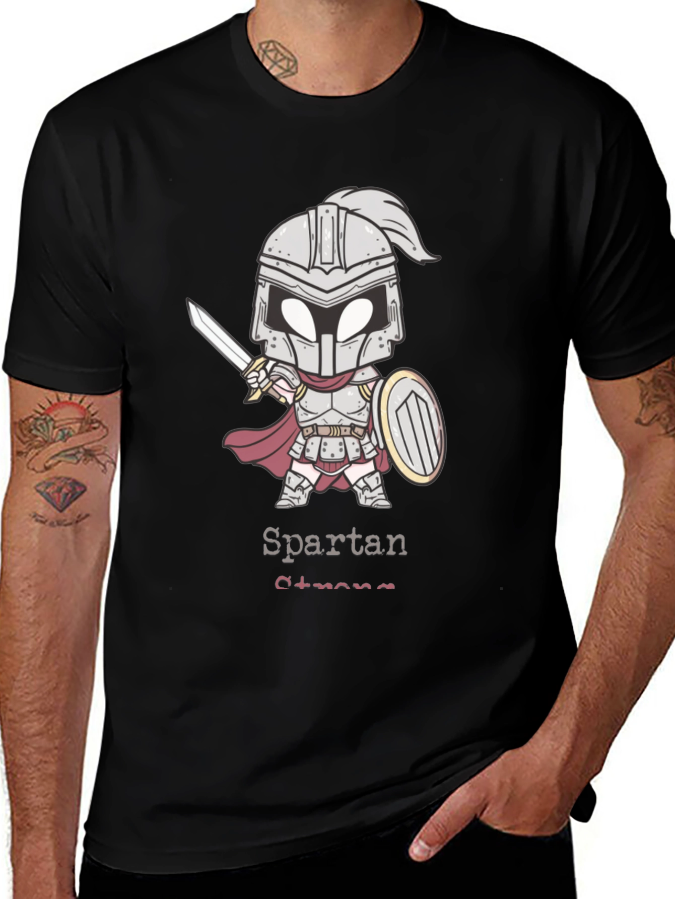 Spartan Strong Graphic T-Shirt