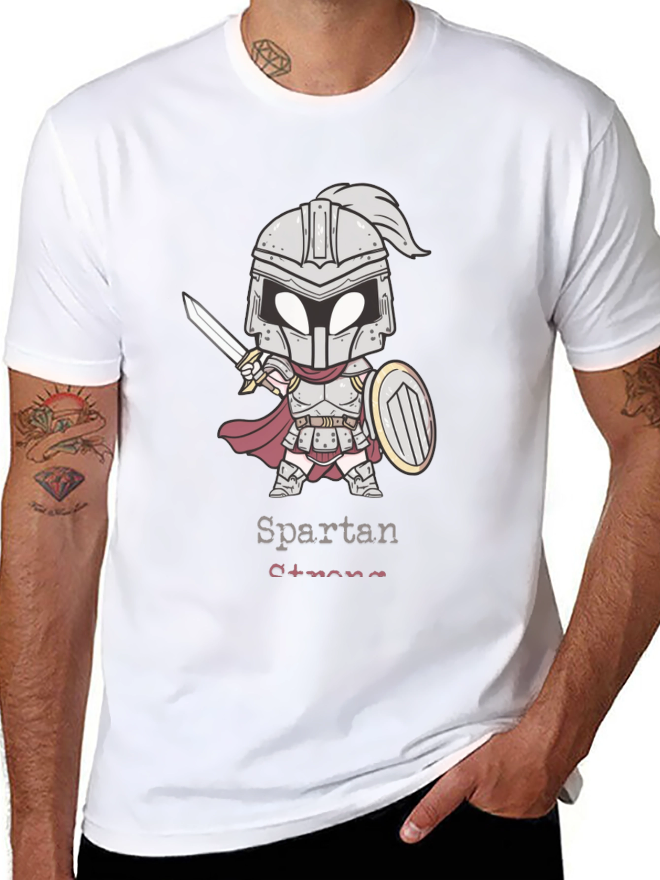Spartan Strong Graphic T-Shirt
