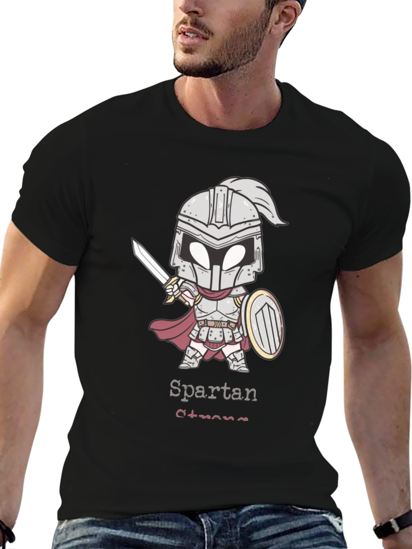 Spartan Strong Graphic T-Shirt