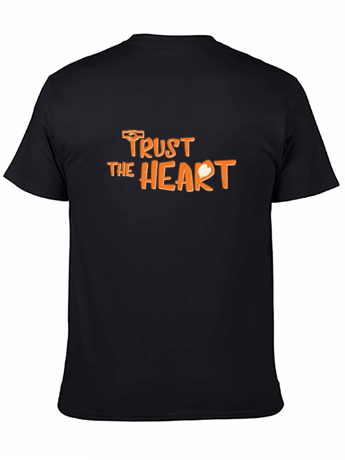 Trust the Heart Graphic Tee - Black