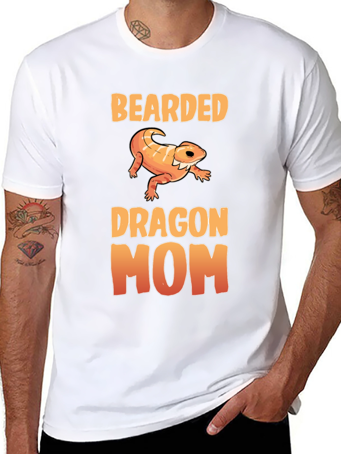 Bearded Dragon Mom T-Shirt Lizard Lover Tee