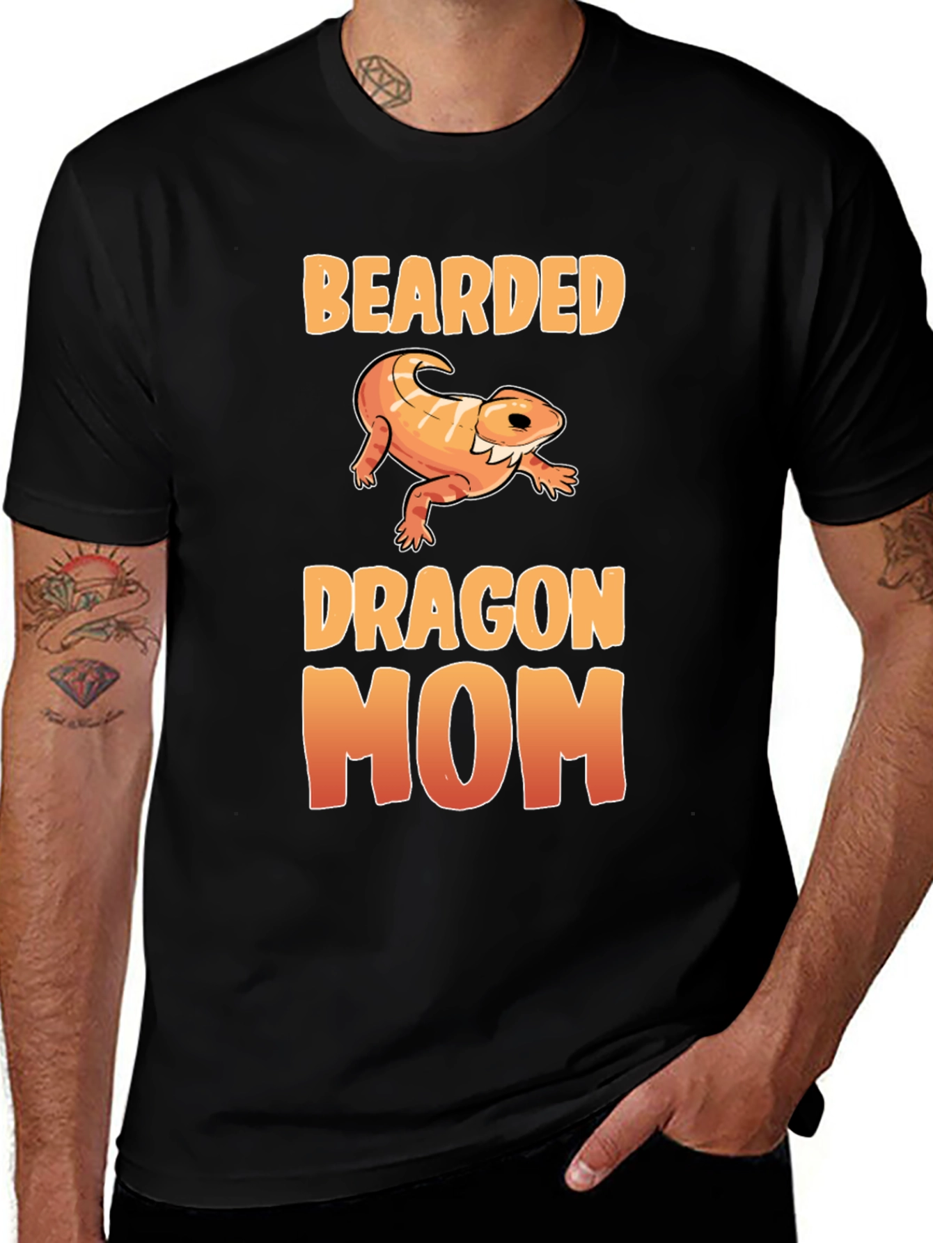 Bearded Dragon Mom T-Shirt Lizard Lover Tee