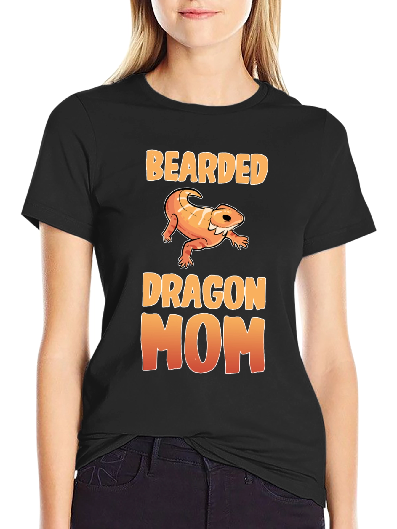 Bearded Dragon Mom T-Shirt Lizard Lover Tee