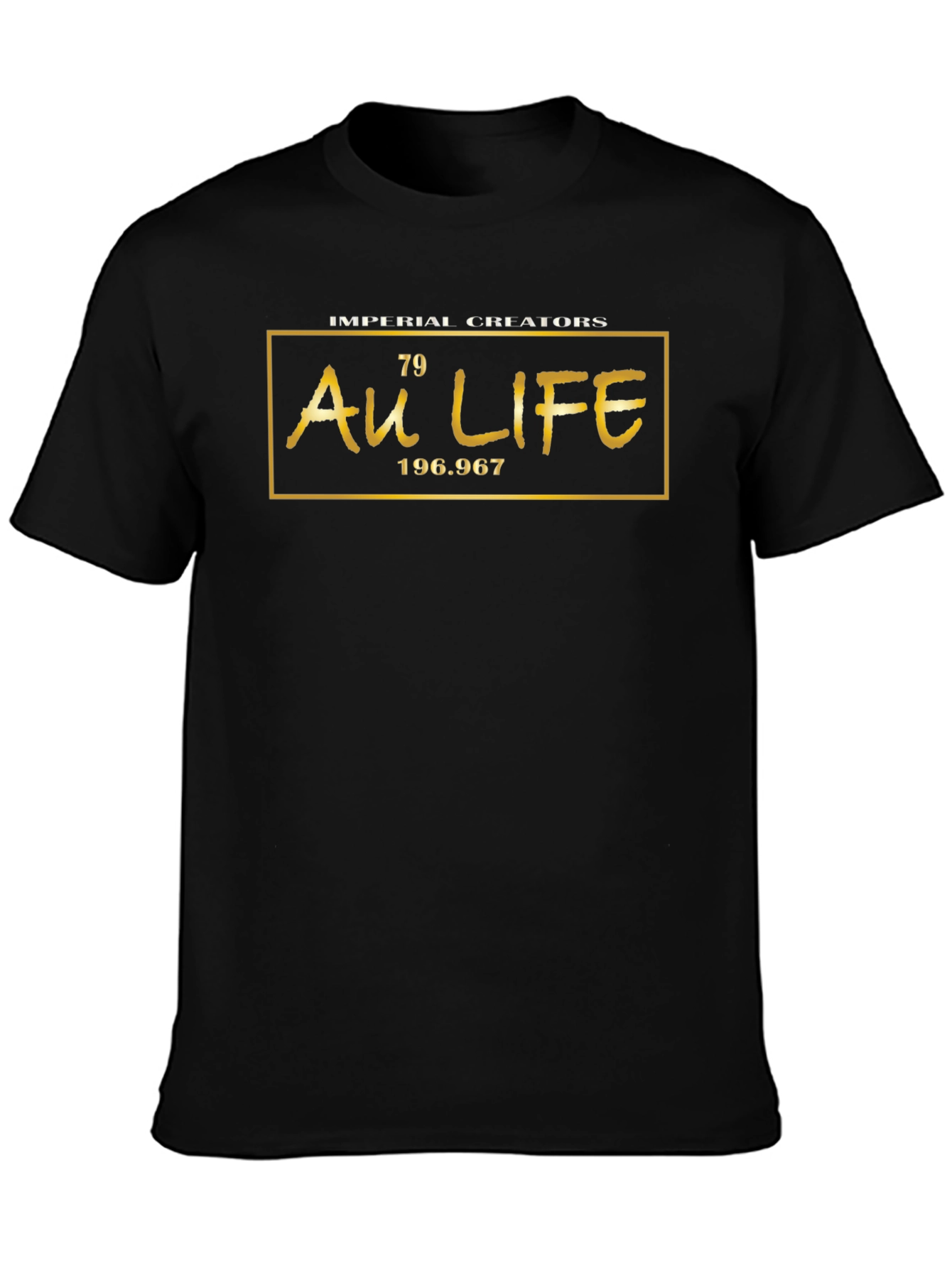 Au Life Graphic Tee - Gold Element Style
