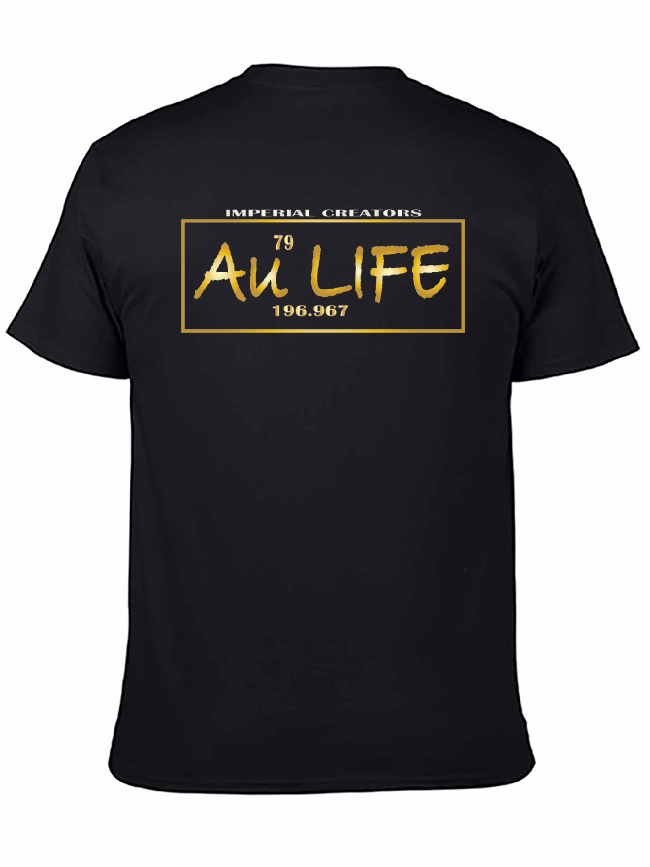 Au Life Graphic Tee - Gold Element Style