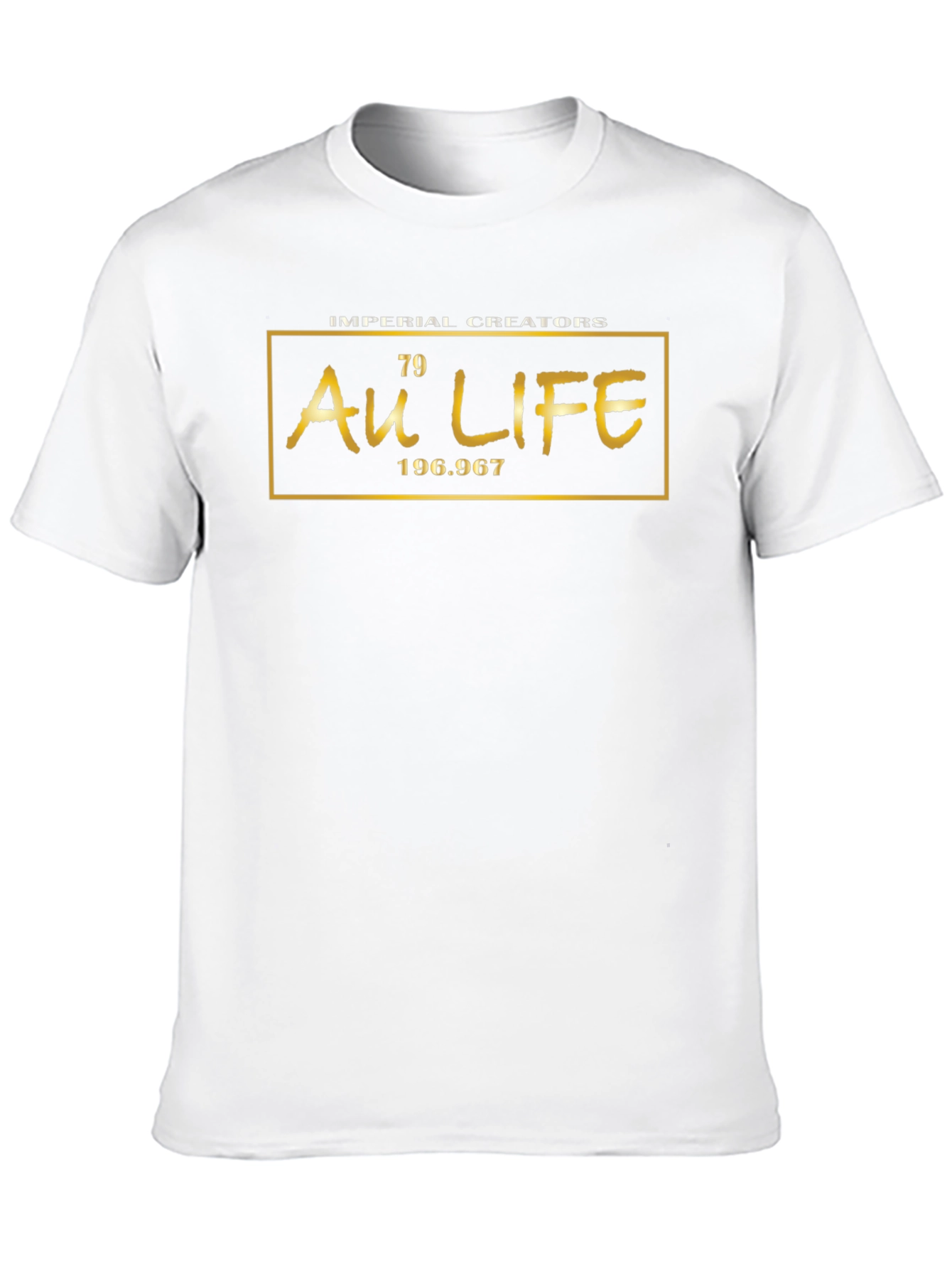 Au Life Graphic Tee - Gold Element Style