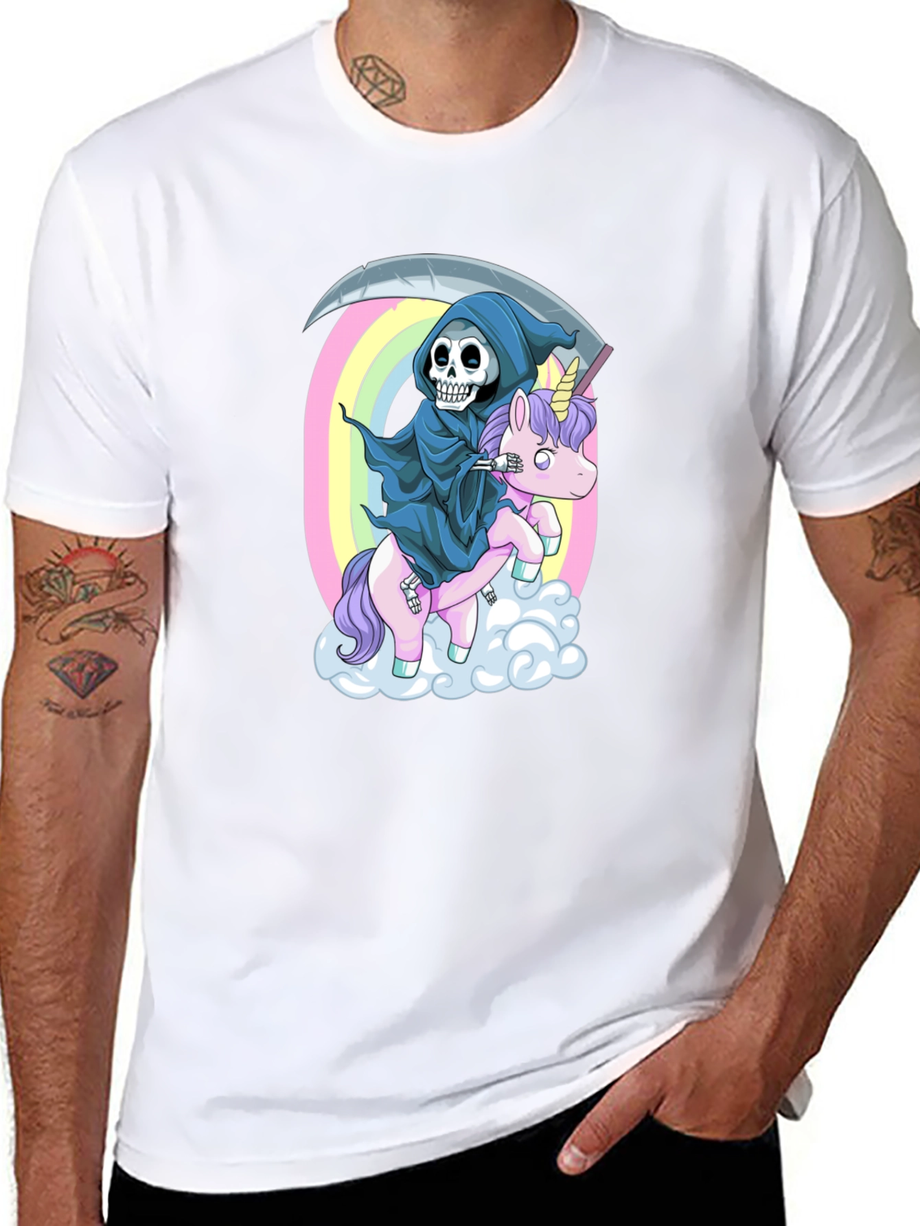 Grim Reaper Unicorn T-Shirt