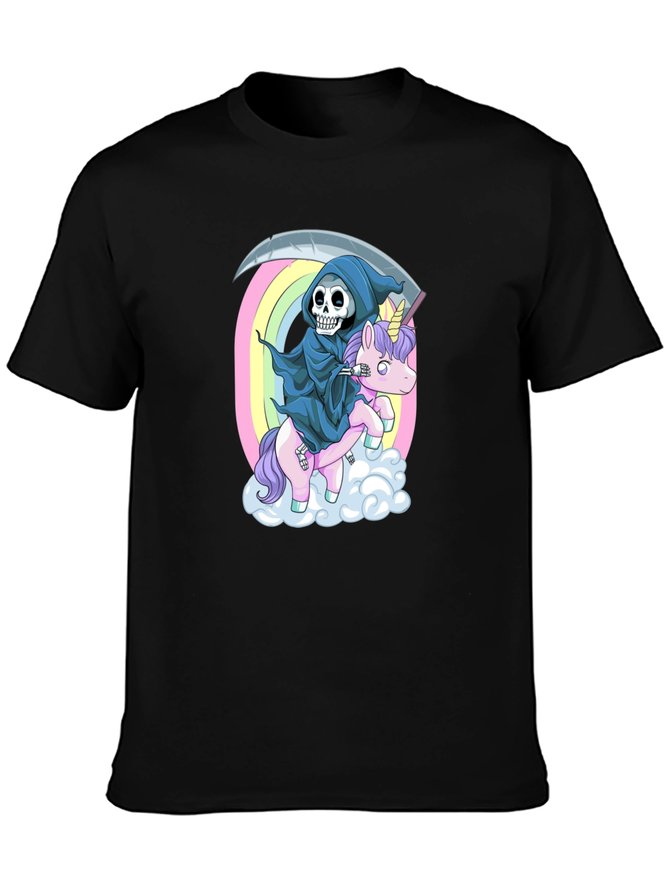Grim Reaper Unicorn T-Shirt