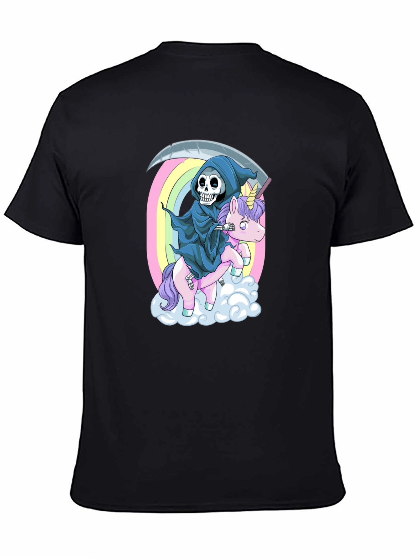 Grim Reaper Unicorn T-Shirt
