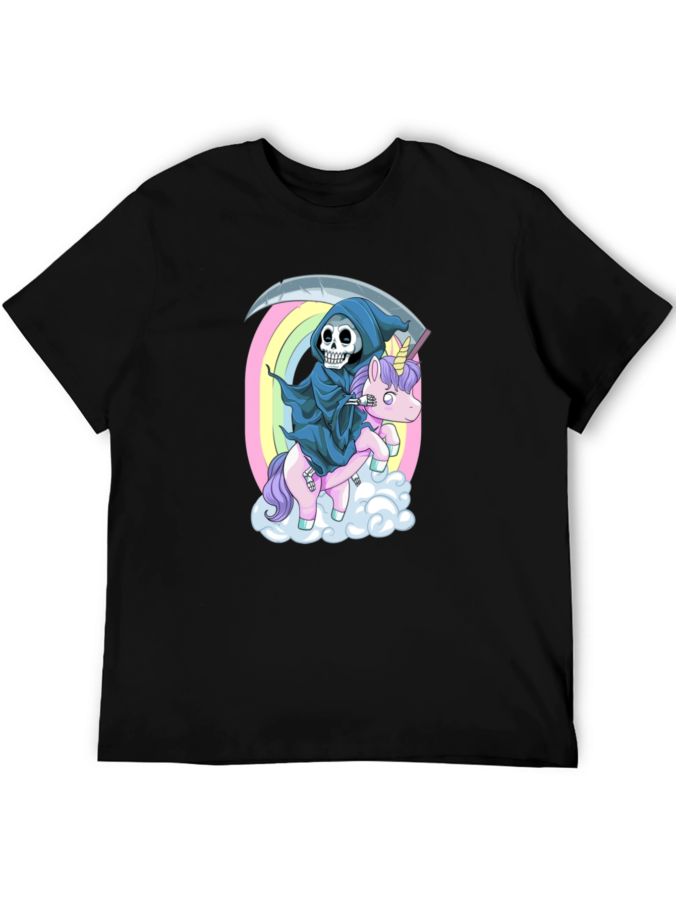 Grim Reaper Unicorn T-Shirt