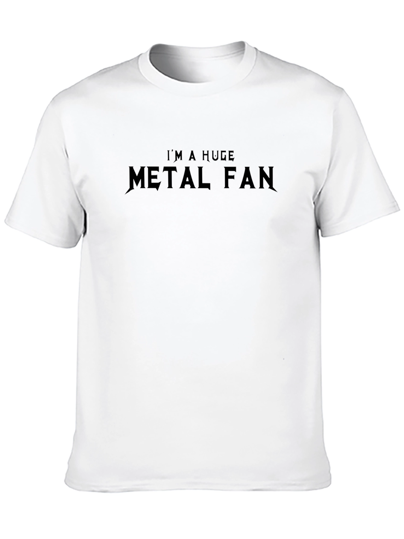 Metal Fan T-Shirt - Black Short Sleeve