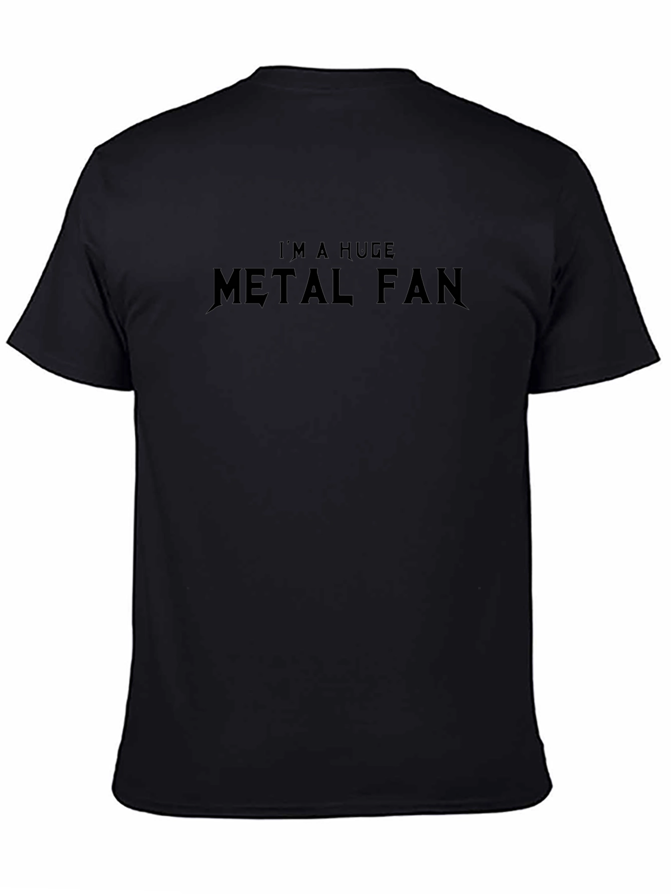 Metal Fan T-Shirt - Black Short Sleeve