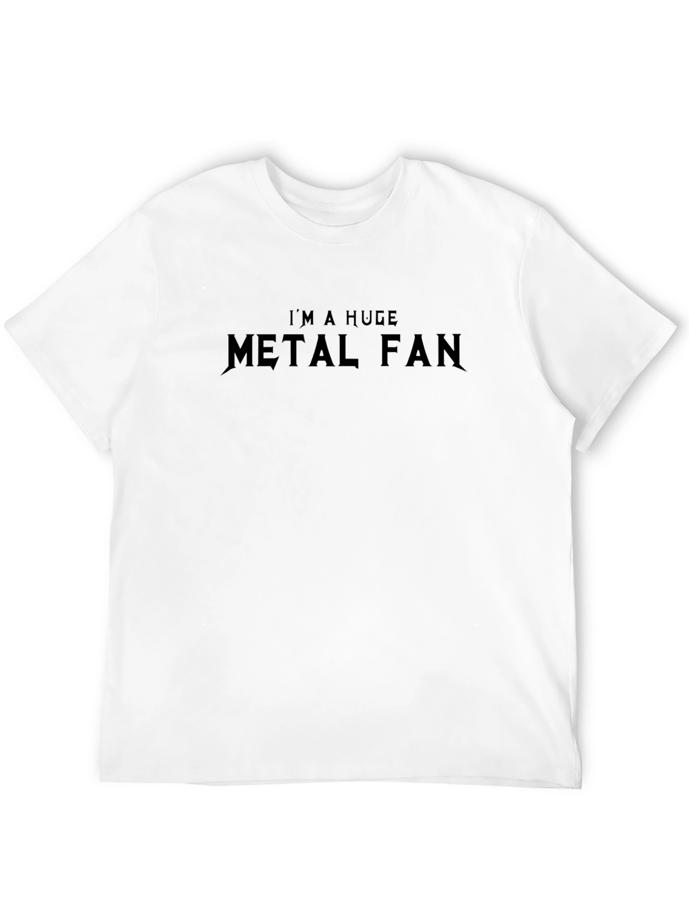 Metal Fan T-Shirt - Black Short Sleeve
