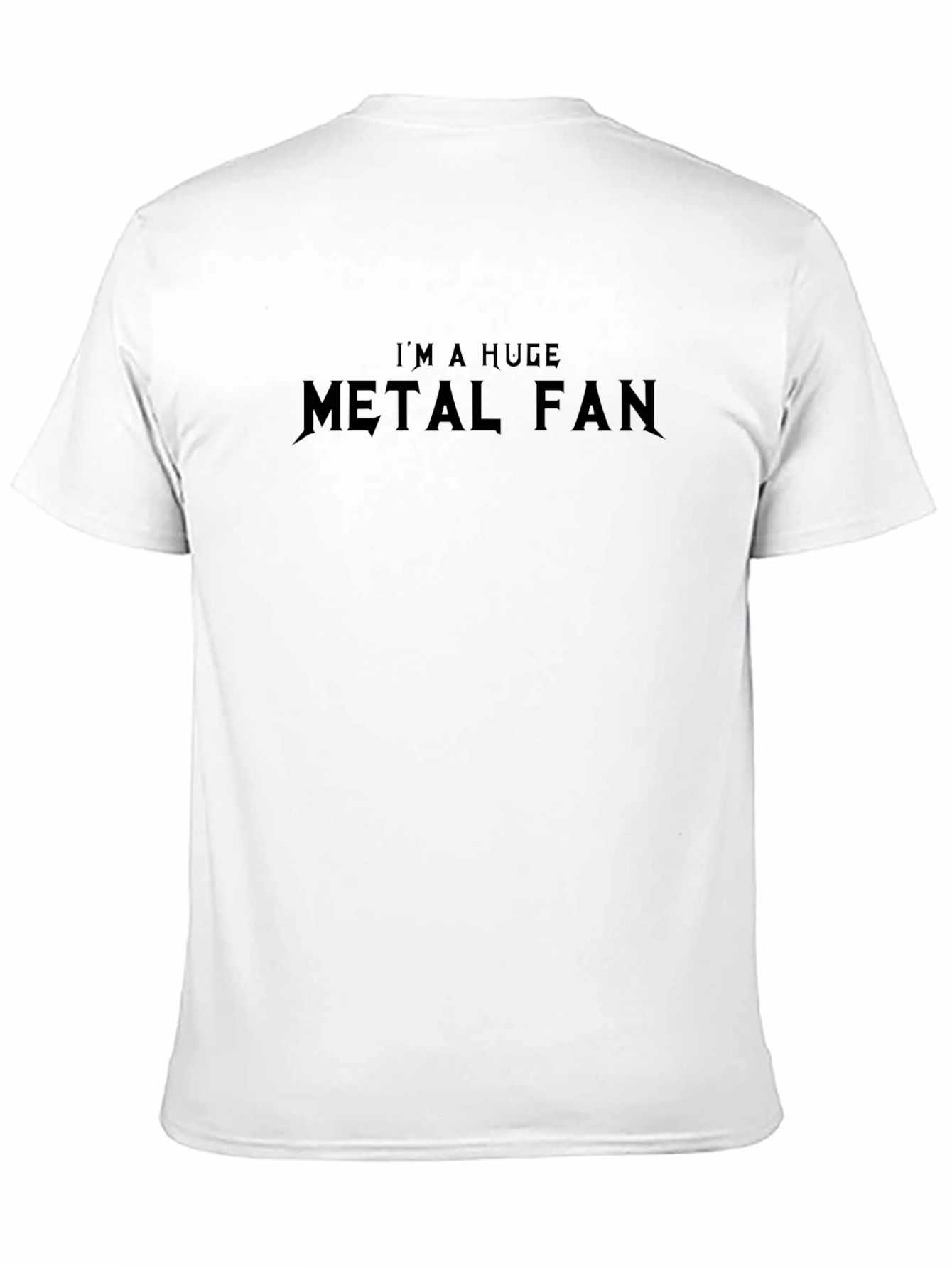 Metal Fan T-Shirt - Black Short Sleeve