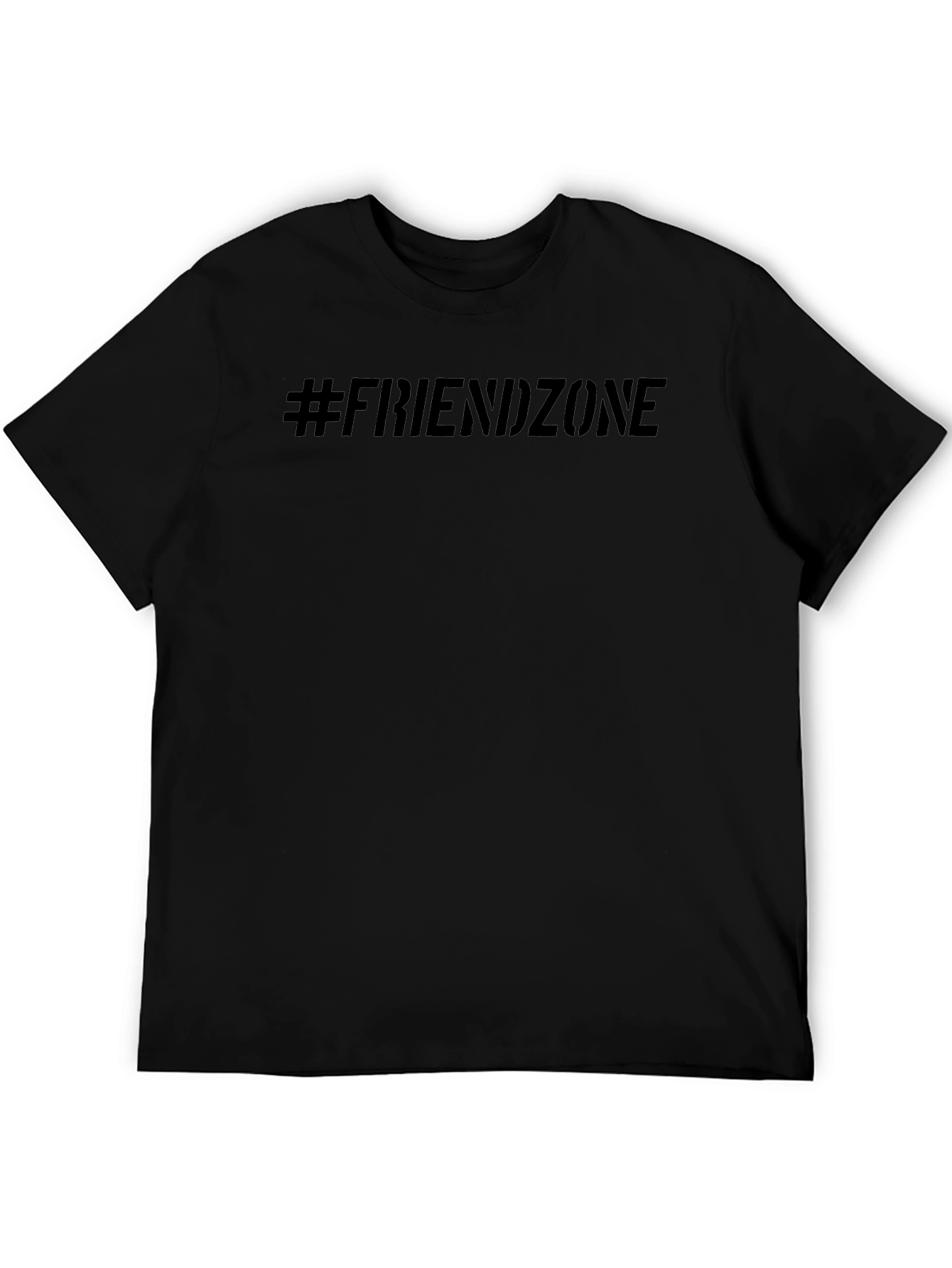 Friendzone T-Shirt - Black Graphic Tee
